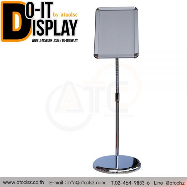 โปสเตอร์สแตนด์ปรับระดับได้ เฟรมปรับแนวตั้งแนวและแนวนอนได้ ขนาด A3 - Image 5