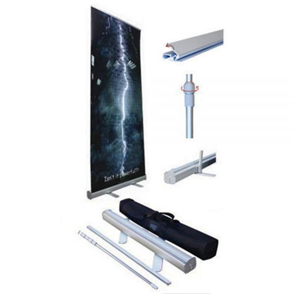 Roll up stand โรลอัพอลูมิเนียม เสาปรับระดับได้