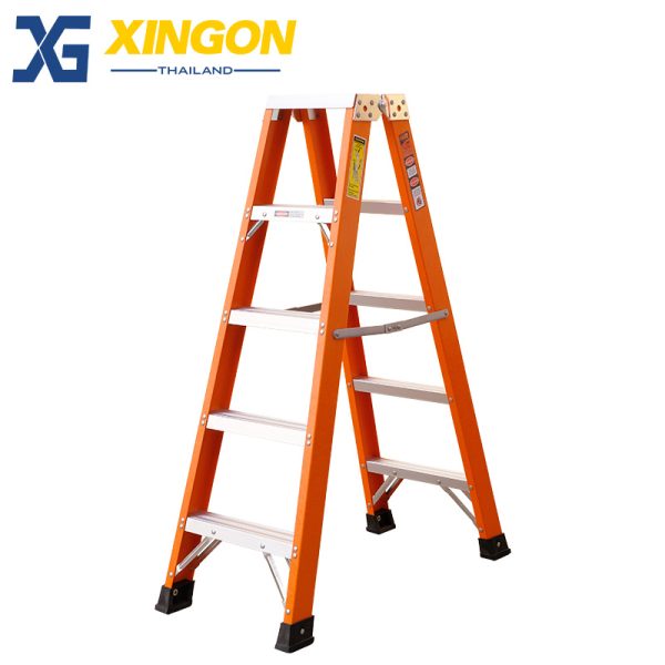 บันไดไฟเบอร์กลาสทรงเอขึ้นลงได้2ทาง5+5ฟุต XG107A5