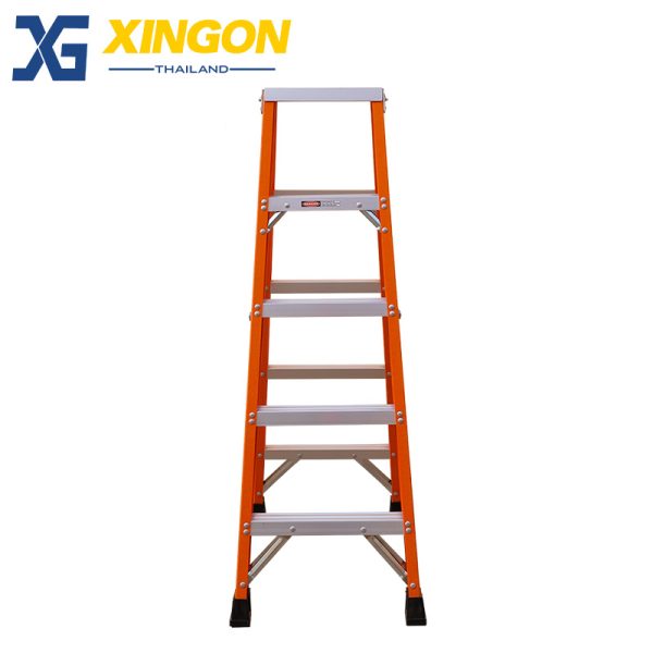 บันไดไฟเบอร์กลาสทรงเอขึ้นลงได้2ทาง5+5ฟุต XG107A5 - Image 4