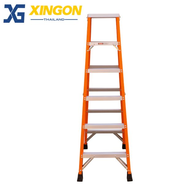 บันไดไฟเบอร์กลาสทรงเอขึ้นลงได้2ทาง6+6ฟุต XG107A6 - Image 3