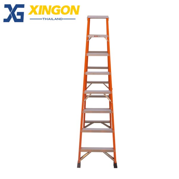 บันไดไฟเบอร์กลาสทรงเอขึ้นลงได้2ทาง8+8ฟุต XG107A8 - Image 3