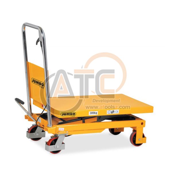 โต๊ะปรับระดับติดล้อเท้าเหยียบ ขากรรไกรเดี่ยว 300 กก. TMS300A - Image 2