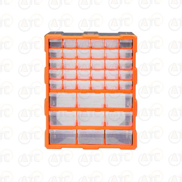 ตู้ใส่กล่องอะไหล่พลาสติก ลิ้นชักใส 30 + 9 ช่อง #CB0502