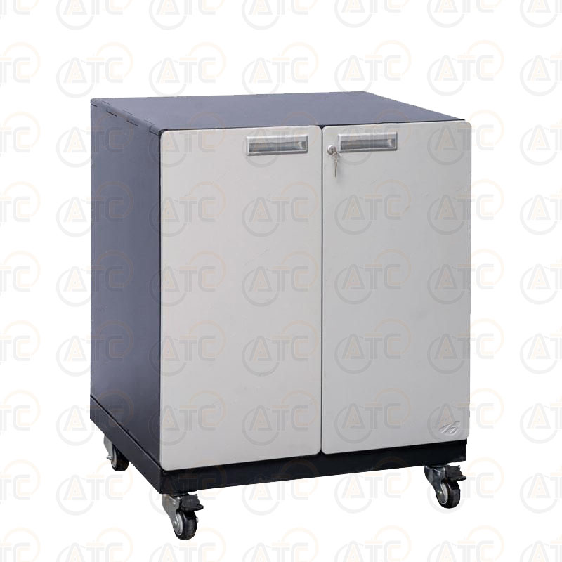 ตู้ช่างติดล้อ บานเปิด 3 ชั้น สีเทา HK-30M