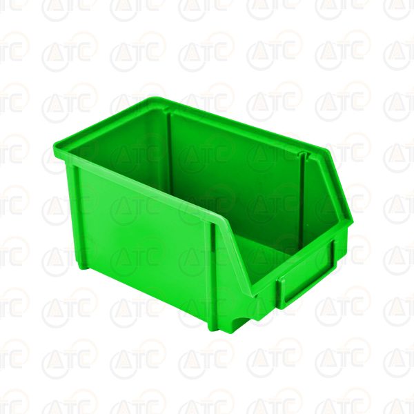 กล่องอะไหล่ สีเขียว L238xW148xH125 มม. 1037