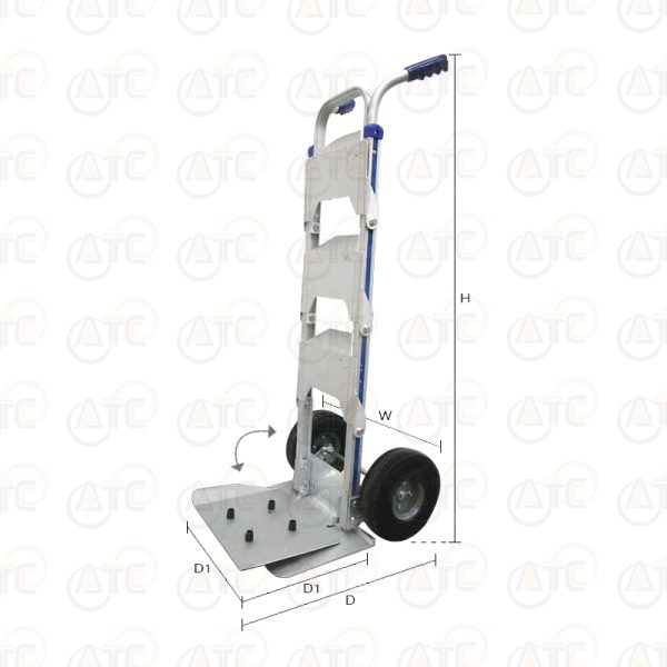 รถเข็นสองล้อ สำหรับเข็นถังน้ำ (ล้อยางตัน) AT-200G4 - Image 2