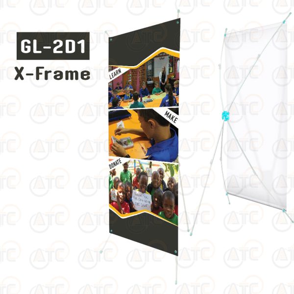 GL-2D1 X-Frame / เอ็กซ์เฟรม 60-80×160-180 cm.