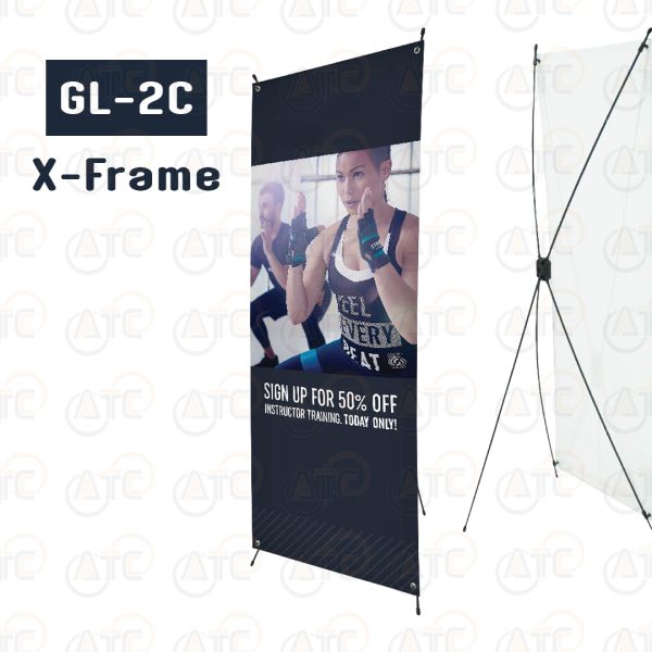 GL-2C X-Frame / เอ็กซ์เฟรม 80×180 cm.