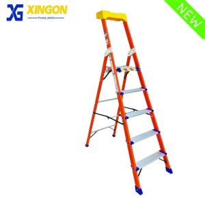 บันไดไฟเบอร์กลาสแพลตฟอร์ม5ฟุต XG-337F5