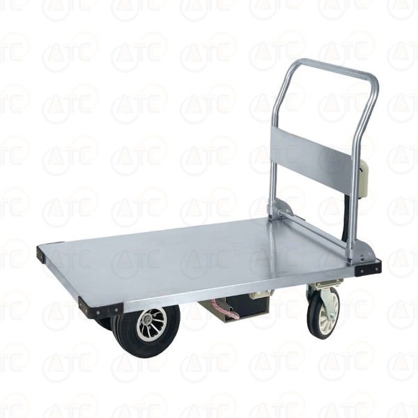 ST1E-7011F รถเข็นพื้นสแตนเลส มือจับข้างเดียวพับได้ พลังไฟฟ้า