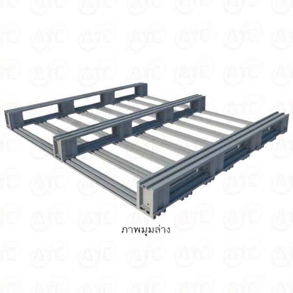 พาเลทเหล็กแบบหน้าเดียว (เข้า 4 ทาง) CU10001000 - Image 2