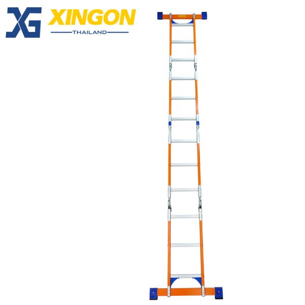 บันไดไฟเบอร์กลาสพับอเนกประสงค์12ขั้น XG163F4x3 - Image 7
