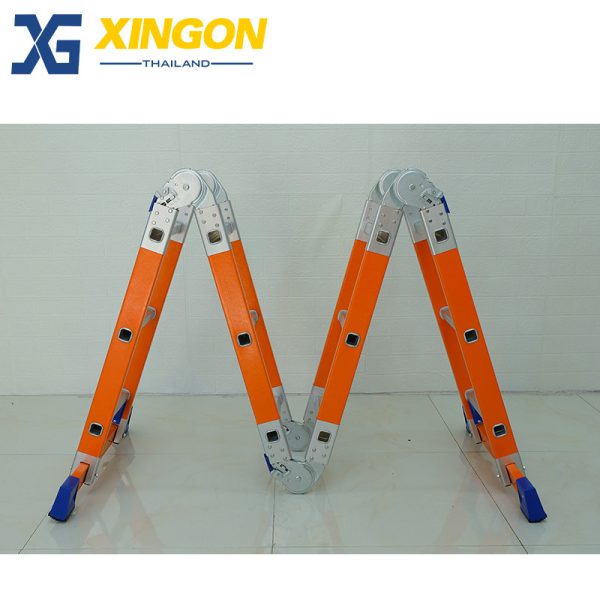 บันไดไฟเบอร์กลาสพับอเนกประสงค์12ขั้น XG163F4x3 - Image 9