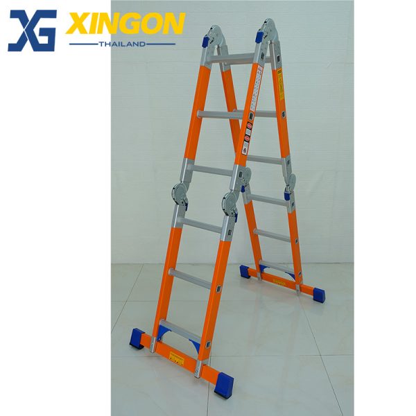 บันไดไฟเบอร์กลาสพับอเนกประสงค์12ขั้น XG163F4x3 - Image 12