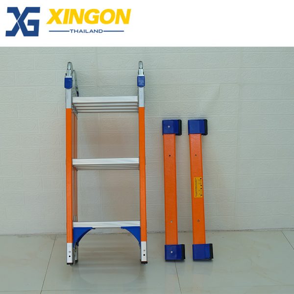 บันไดไฟเบอร์กลาสพับอเนกประสงค์12ขั้น XG163F4x3 - Image 13