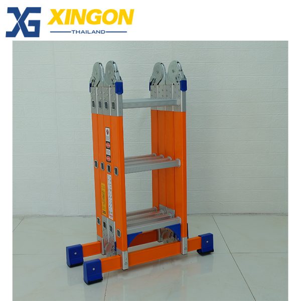 บันไดไฟเบอร์กลาสพับอเนกประสงค์12ขั้น XG163F4x3 - Image 14