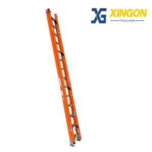 บันไดพาด2ตอนเลื่อนไฟเบอร์กลาส14ฟุต XG-127D2x14
