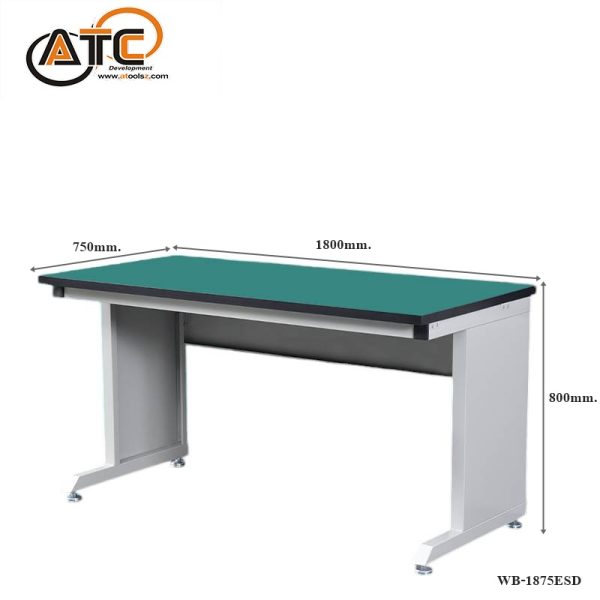 โต๊ะทำงานช่างกันไฟฟ้าสถิตย์ESD 1800x750x800mm. WB-1875ESD - Image 2