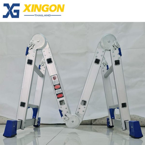 บันไดอเนกประสงค์พับได้8ขั้น XINGON สูงพาดยาว2.34เมตร XG-115A4x2 - Image 5