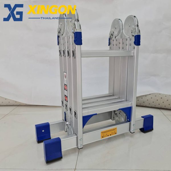 บันไดอเนกประสงค์พับได้8ขั้น XINGON สูงพาดยาว2.34เมตร XG-115A4x2 - Image 4