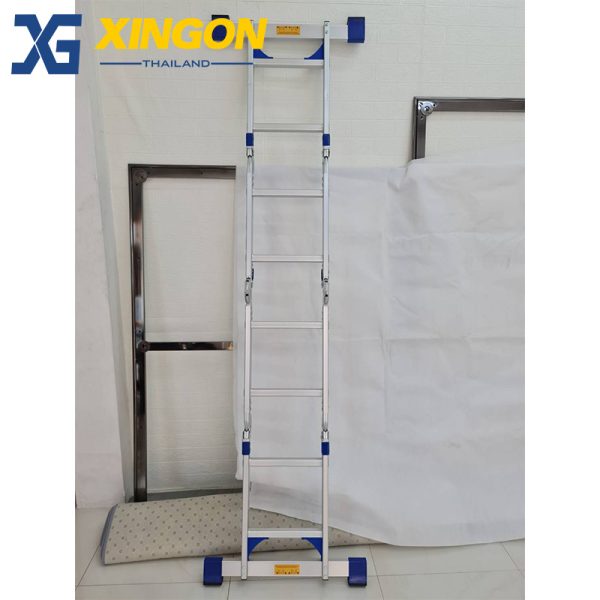 บันไดอเนกประสงค์พับได้8ขั้น XINGON สูงพาดยาว2.34เมตร XG-115A4x2 - Image 2