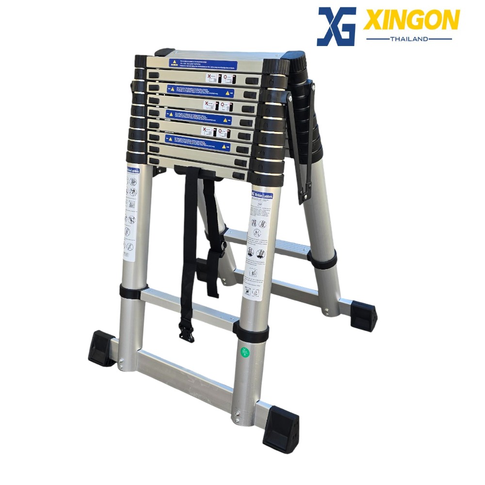 บันไดอลูมิเนียมยืดหดได้ทรงเอ2.6เมตร XG-130A26
