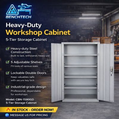 โครงสร้างผลิตจาก เหล็กพ่นสี รับน้ำหนักได้มากประตูบานเปิดล็อคได้ ในบานจำนวนชั้นวาง 5 ชั้น ชั้นวางปรับระดับได้ ความหนาเหล็ก 1.5 มม
รับน้ำหนักได้ 200 กก./ชั้น