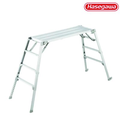 บันไดนั่งร้าน อลูมิเนียม HASEGAWA DUK-1516 จำนวน 4 ขั้น ระดับความสูง 1.04 – 1.44 เมตร
บันไดนั่งร้านอเนกประสงค์