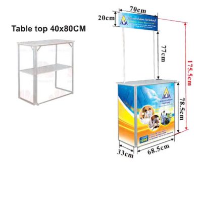 Exhibition desk (อลูมิเนียม)