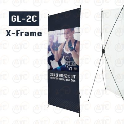 GL-2C X-Frame / เอ็กซ์เฟรม 80×180 cm.